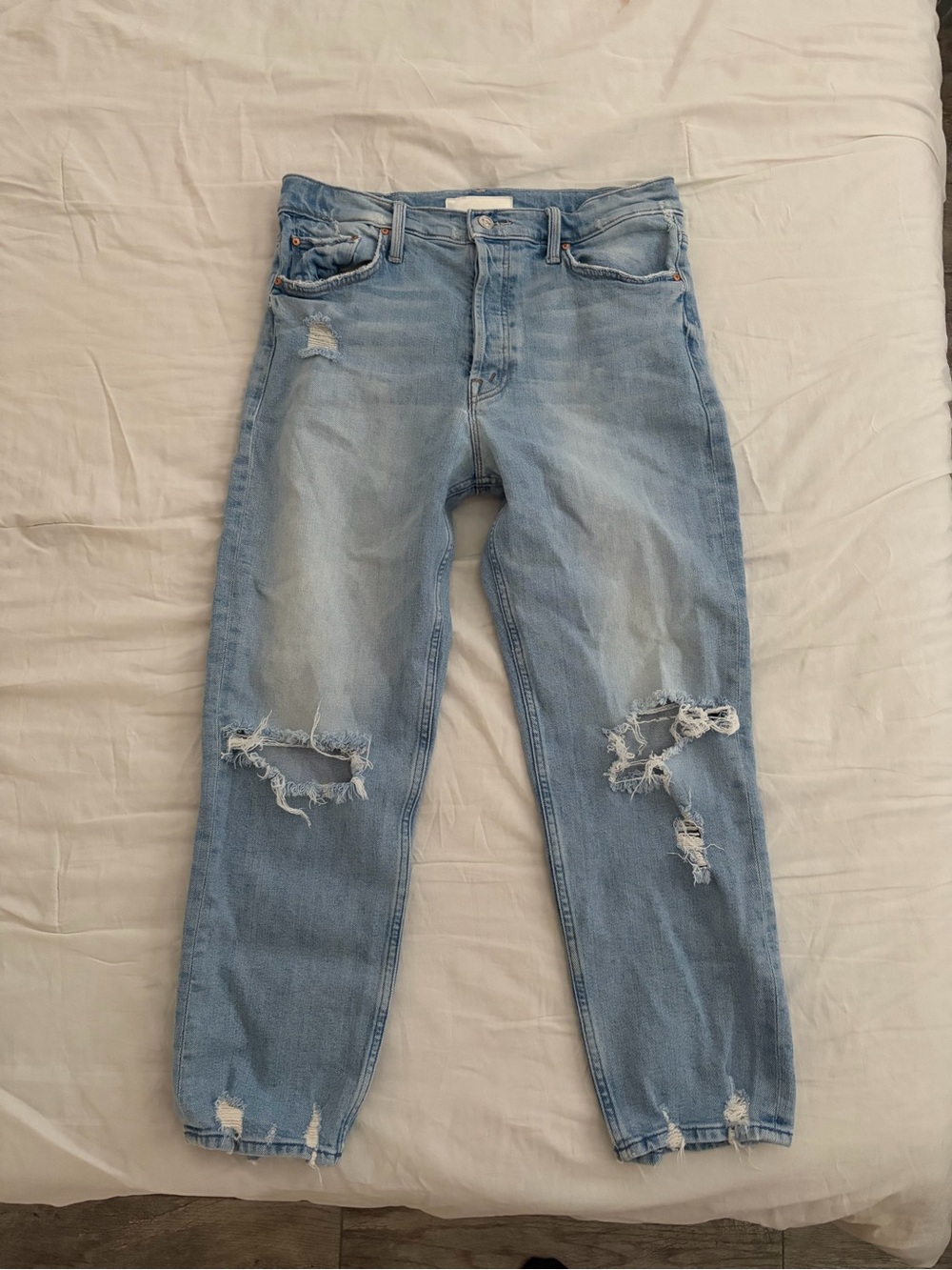 MOTHER Superior Tomcat Straight Jeans The Confession Size 32